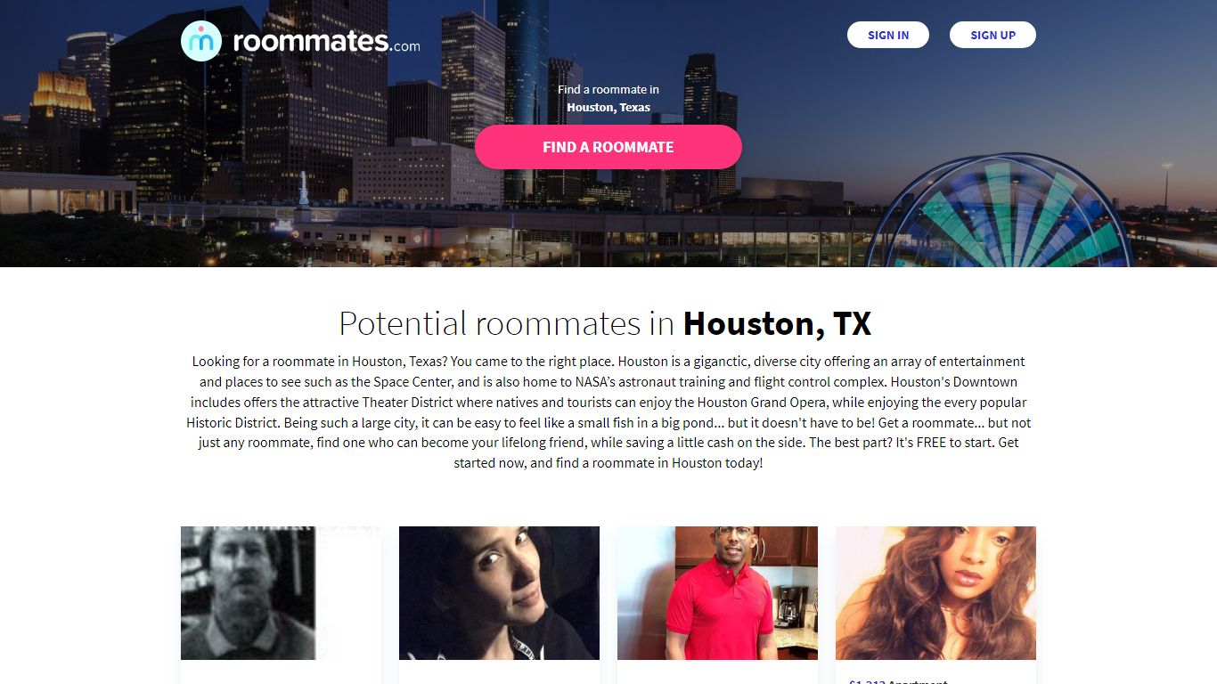 Roommates.com - Find a Roommate or Room for Rent in Houston, TX